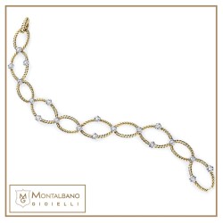 bracciale Intrecci ovali oro 18kt